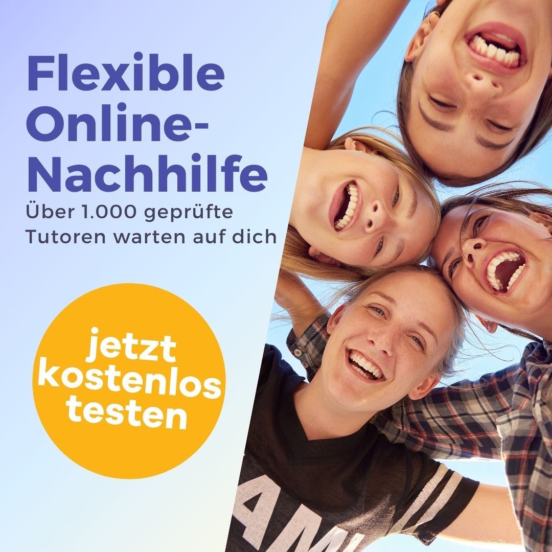 Sichere dir eine kostenlose Nachhilfestunde!