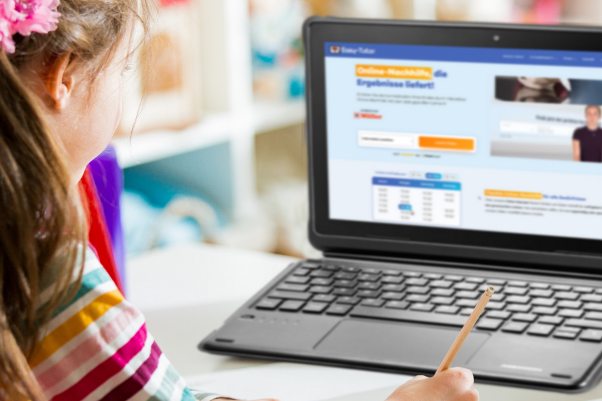 Kinderseiten: Kind lernt online mit Easy-Tutor