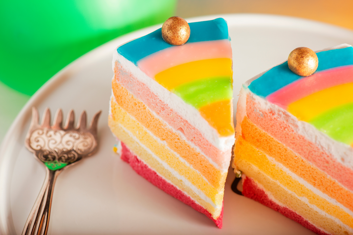 Lebensmittelfarbe selber machen_Regenbogenkuchen