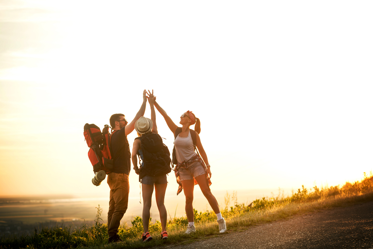 fsj im ausland, gruppe backpacker