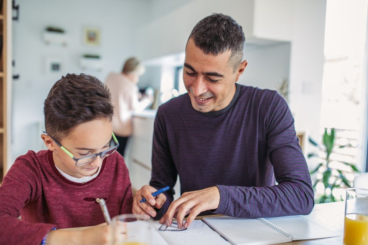 schriftliche addition, vater und sohn üben Mathe