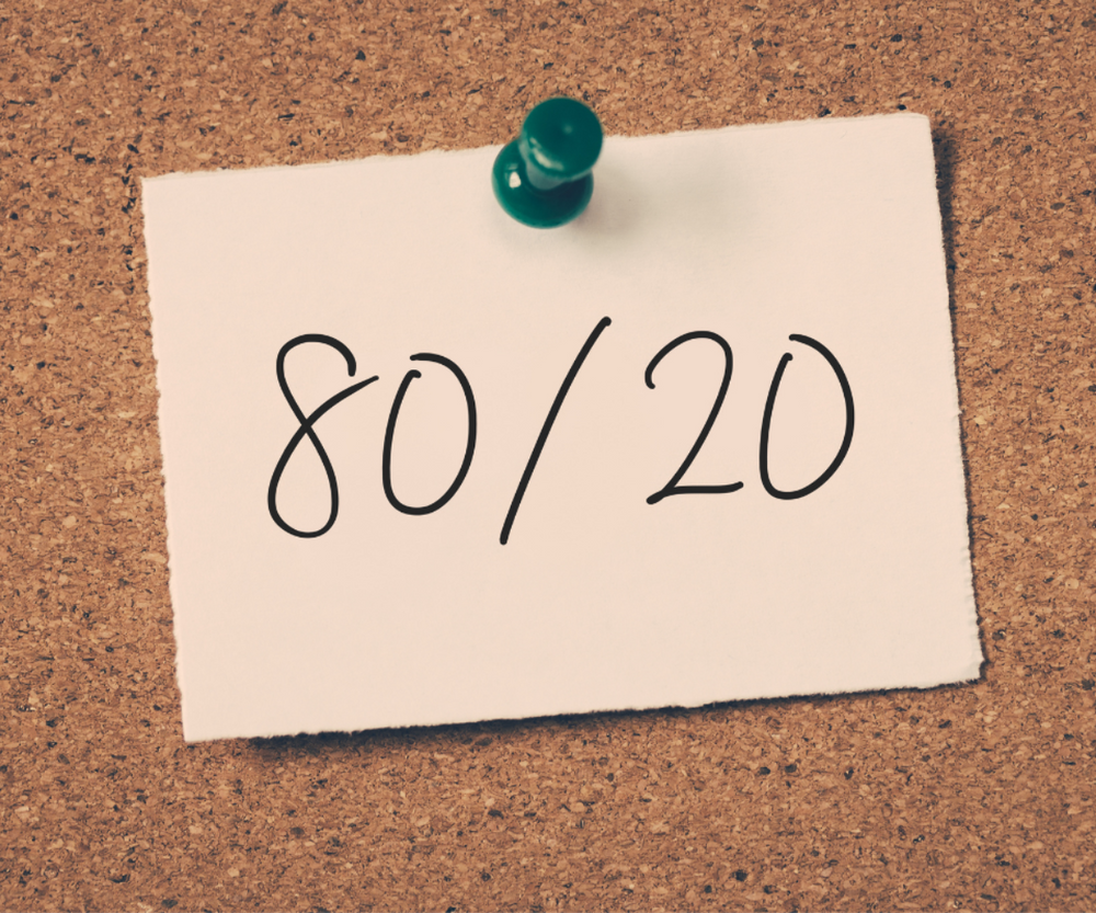 Was hat es mit der 80/20 Regel auf sich?