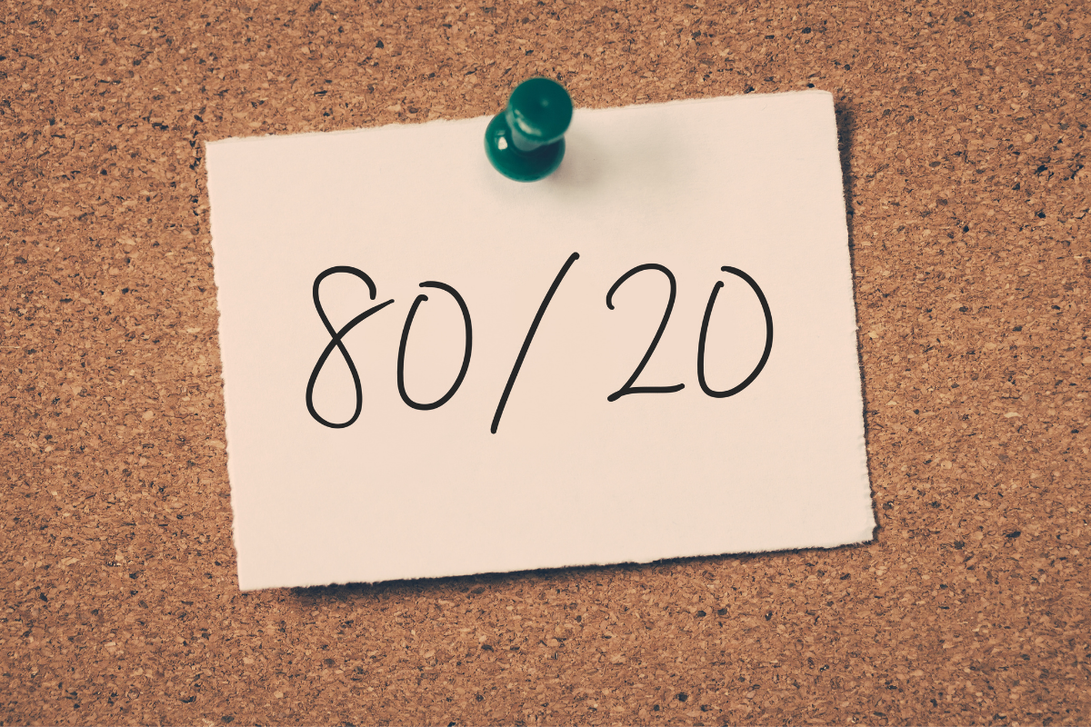 80/20 Regel für produktiveres Lernen – das Pareto-Prinzip