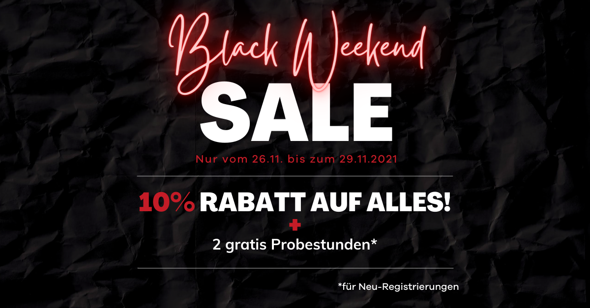 Black Weekend Sale bei Easy-Tutor!