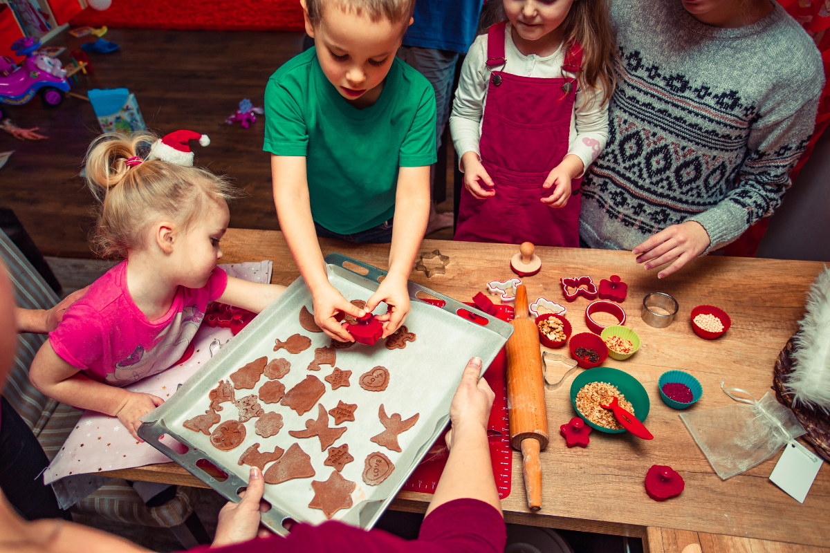 Backen mit Kindern in der Weihnachtszeit