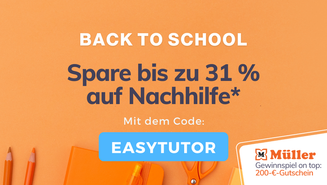Back to School: Angebot zum Schulstart